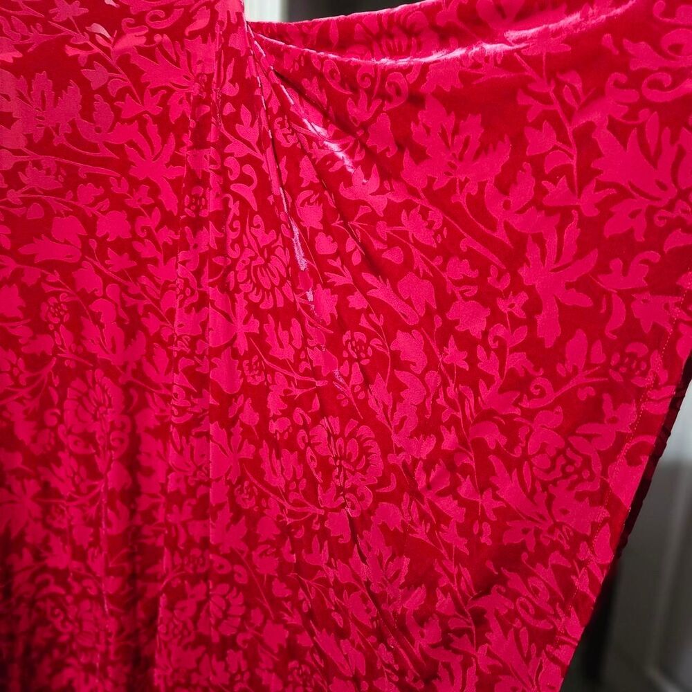Ellos Women's Red and Pink Blouse - Picture 4 of 8